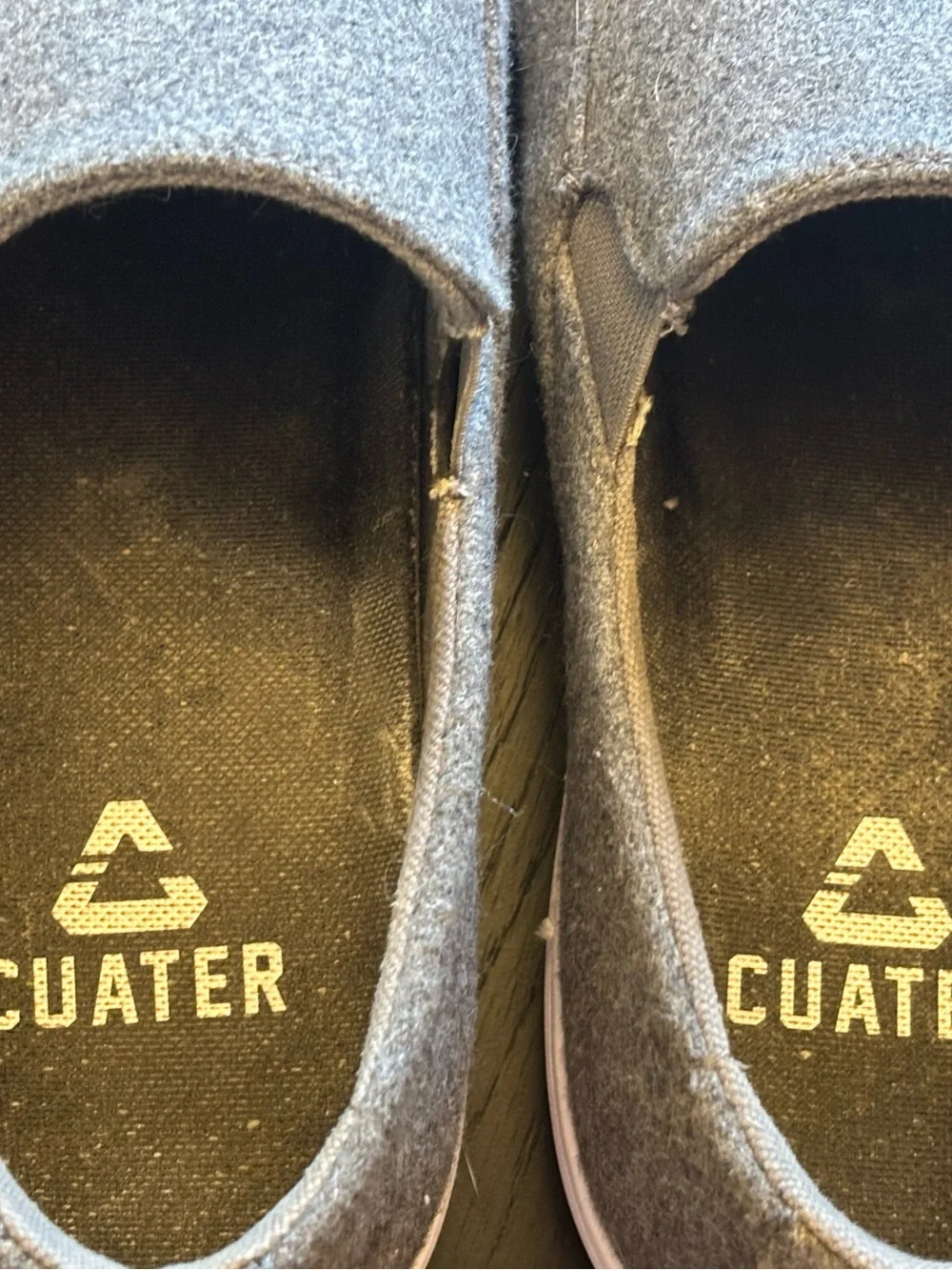 Cuater Travis Mathew Mens Slip on Shoes Size 11 Light Grey White